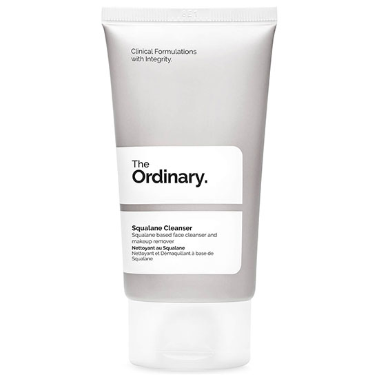 The ordinary squalane cleanser Glossier Milky Jelly Cleanser dup