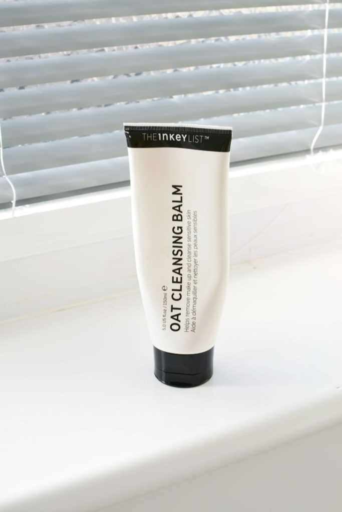 Oat cleansing balm review affordable cleanser from The Inkey List