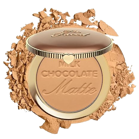 too faced milk chocolate bronzer matte powder