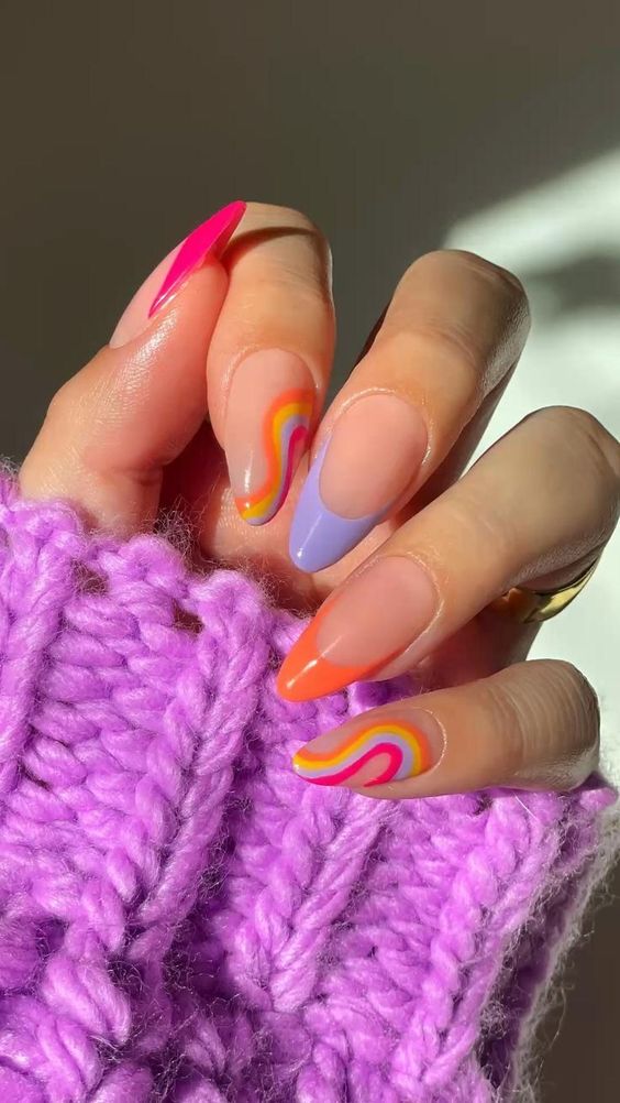 bold spring nail designs