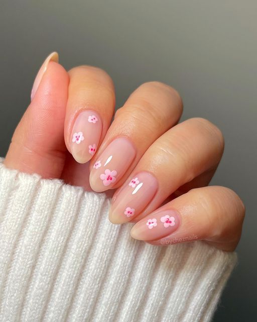 floral nail designs for spring