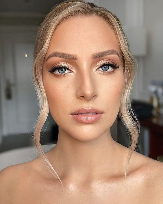 prom makeup soft glam for fair skin