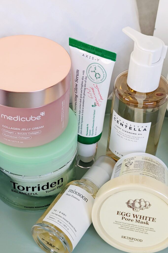 korean glass skin care products