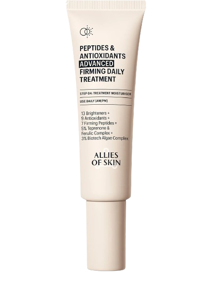 allies of skin peptides and antioxidants firming daily treatment review