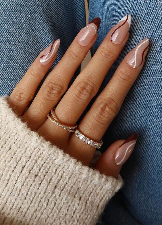 simple nail art for fall